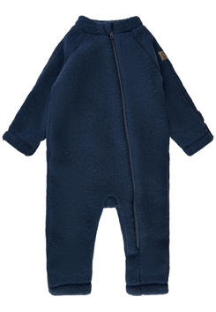 Mikk-Line merino wool suit w/zip - Blue Nights